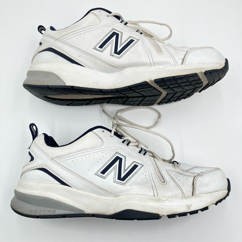New Balance 608 v5 Mens 12 4E Extra Wide White Navy Training Shoes MX608WN5 - Picture 3 of 8
